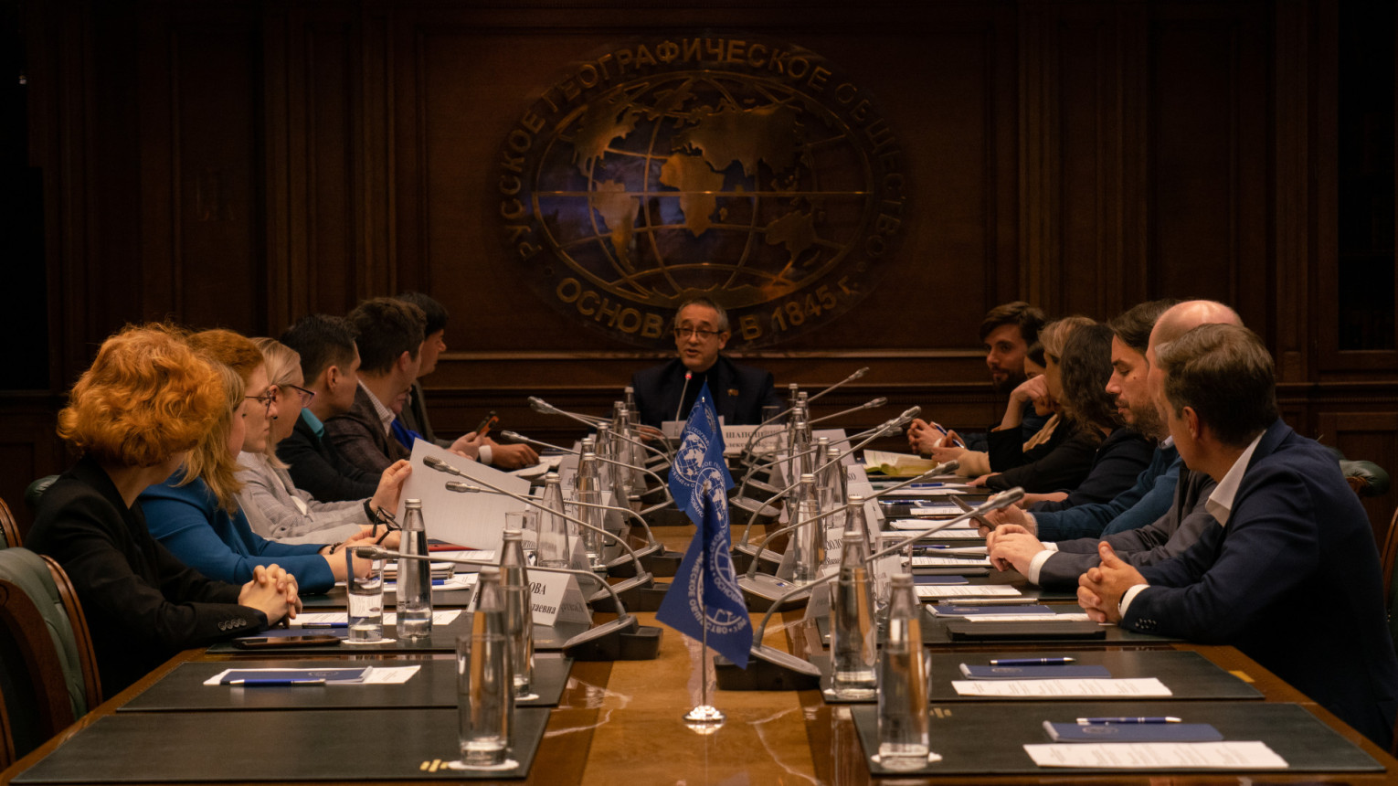 Заседание организационного комитета проекта «Юный полярник». Фото: пресс-служба РГО