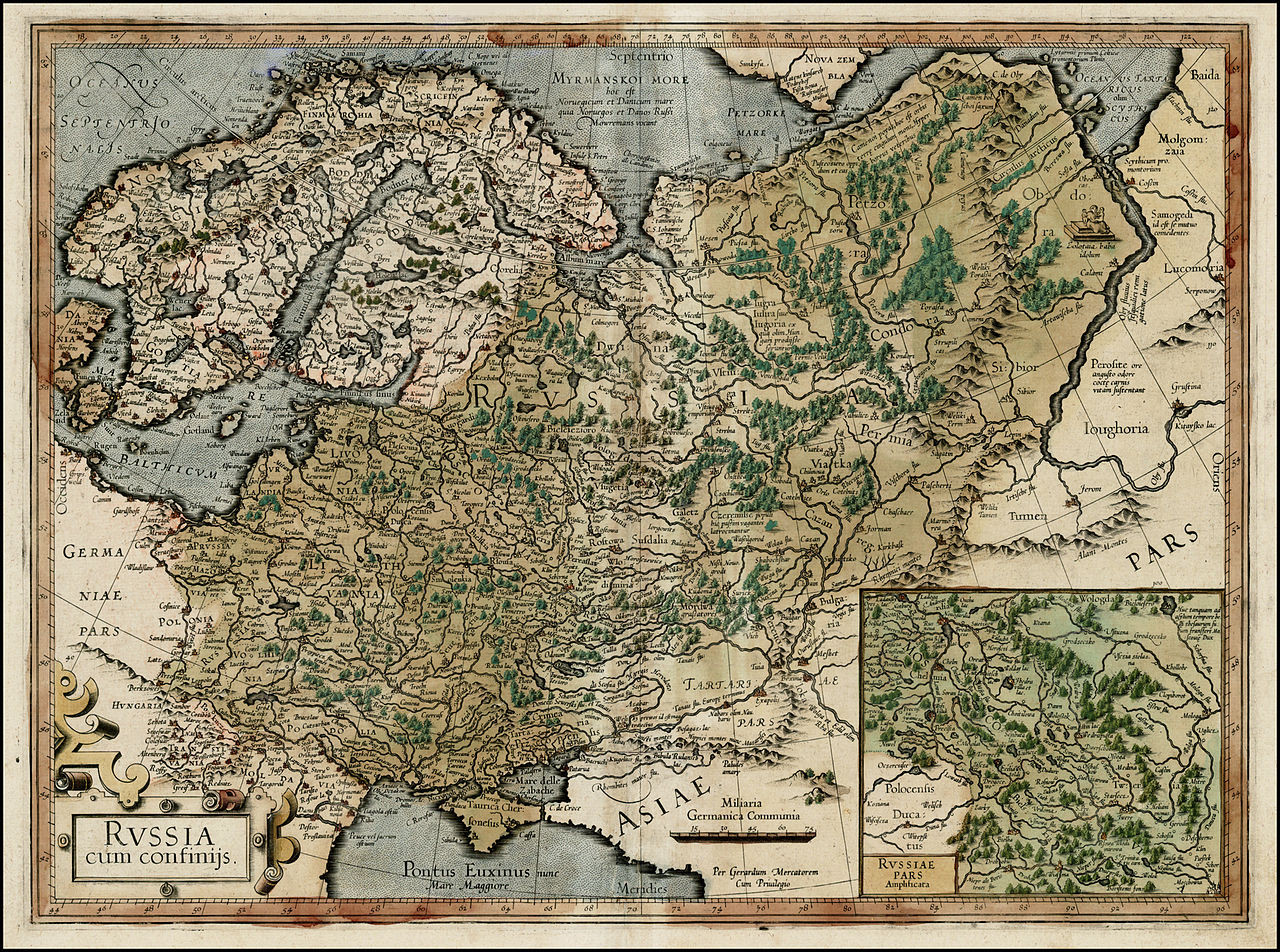 Россия на карте Меркатора. Фото: https://en.wikipedia.org