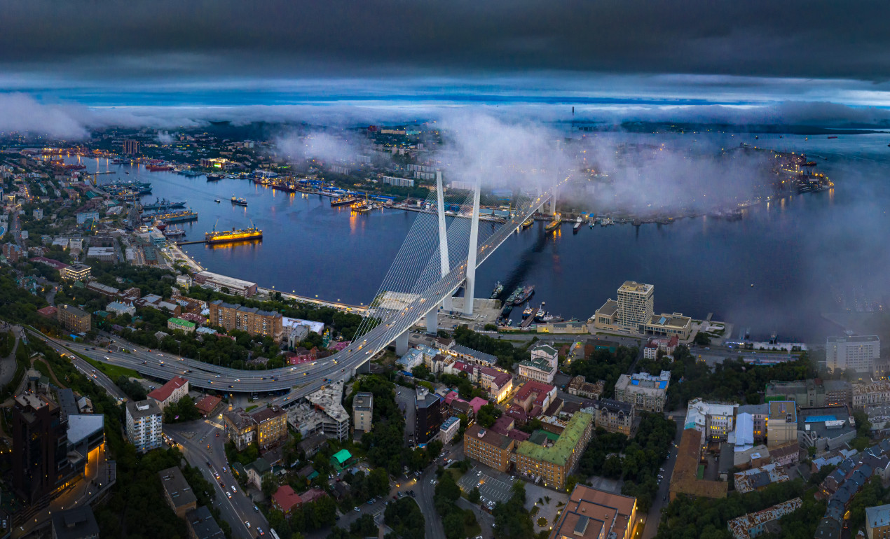 Владивосток с высоты. Фото: Сергей Шандин, участник конкурса РГО 