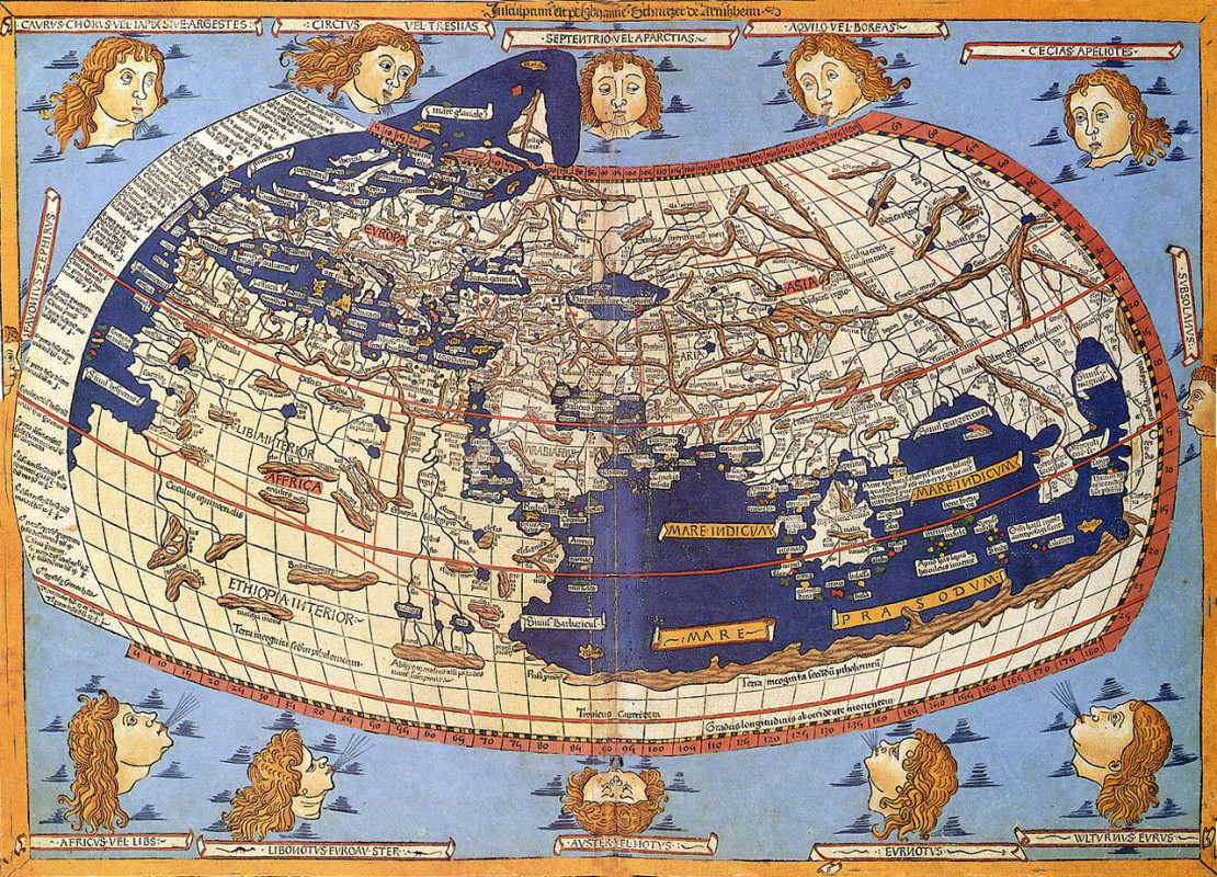 Карта Птолемея, 1482 год
