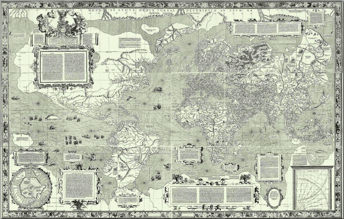 Карта мира Меркатора полностью. Фото: https://en.wikipedia.org
