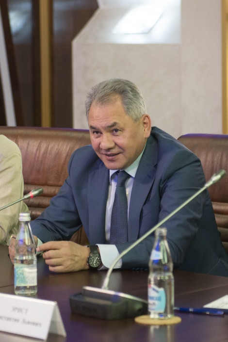 President of the RGS Sergei Shoigu. Photo by the press service of the Society