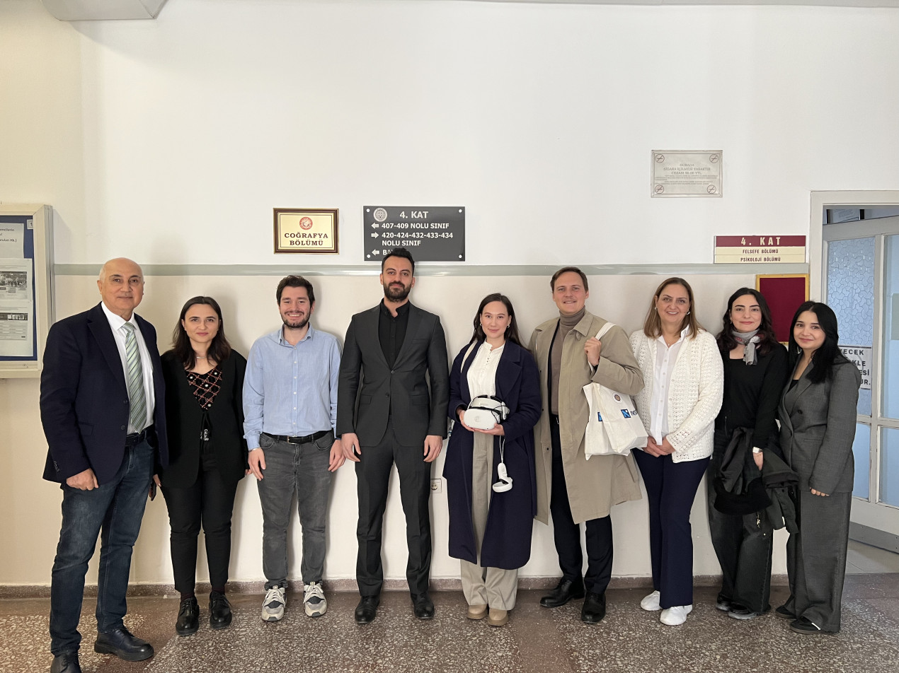 Встреча с турецкими коллегами на кафедре географии Университета Анкары. Фото: пресс-служба РГО