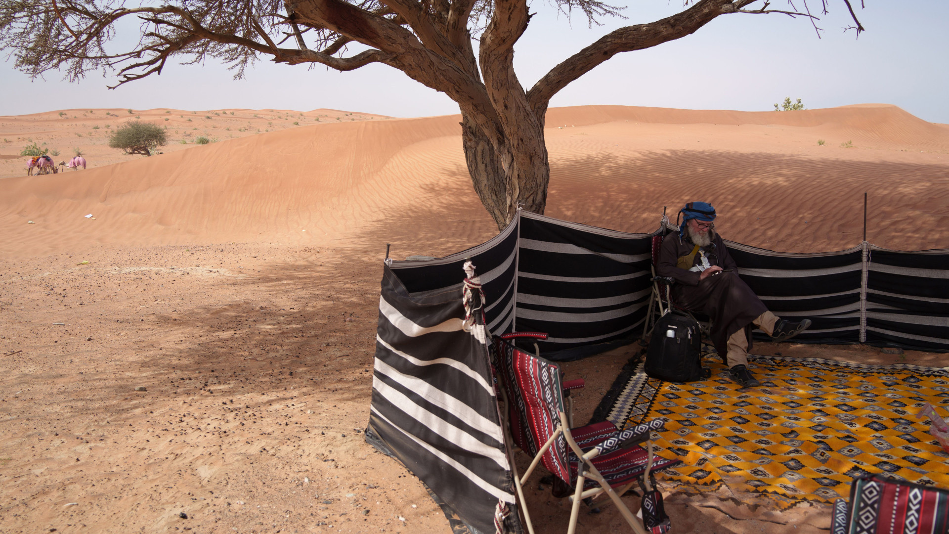 Camp in the desert. Photo: Gleb Osipov