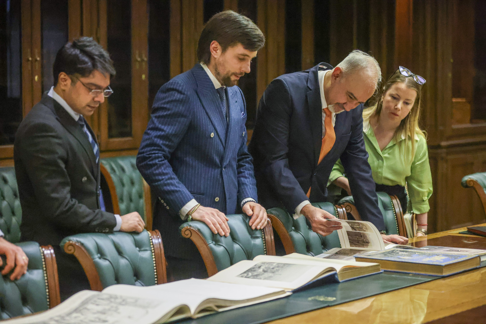 Participants of the meeting at the Headquarters of the Russian Geographical Society in Moscow. Photo: Evgeny Messman