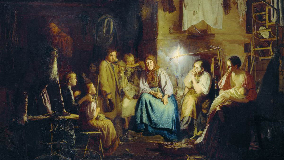 В. М. Максимов. Бабушкины сказки. Фото: wikipedia.org