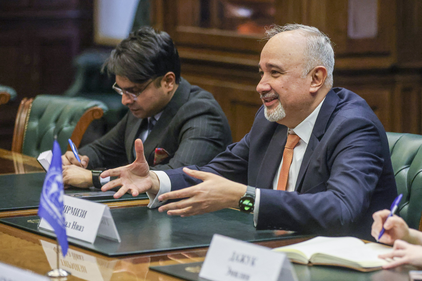 Participants of the meeting at the Headquarters of the Russian Geographical Society in Moscow. Photo: Evgeny Messman