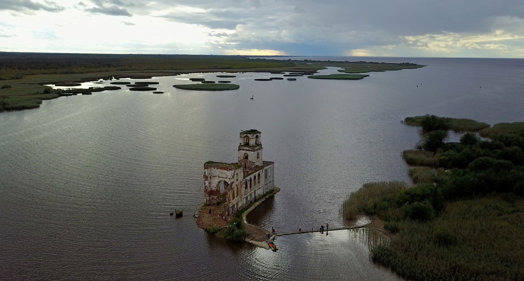 Церковь Маяк Крохино Прокудин Горский