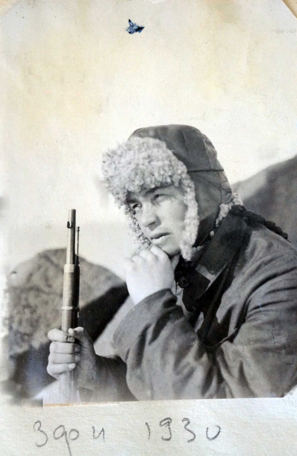 Нина Демме на Земле Франца-Иосифа. 1930 г. Фото из личного архива семьи Водзинских