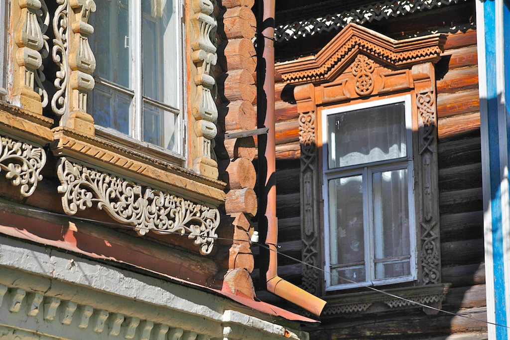 Республика Марий Эл. Космодемьянск. Наличники. Фото: А. Лыскин