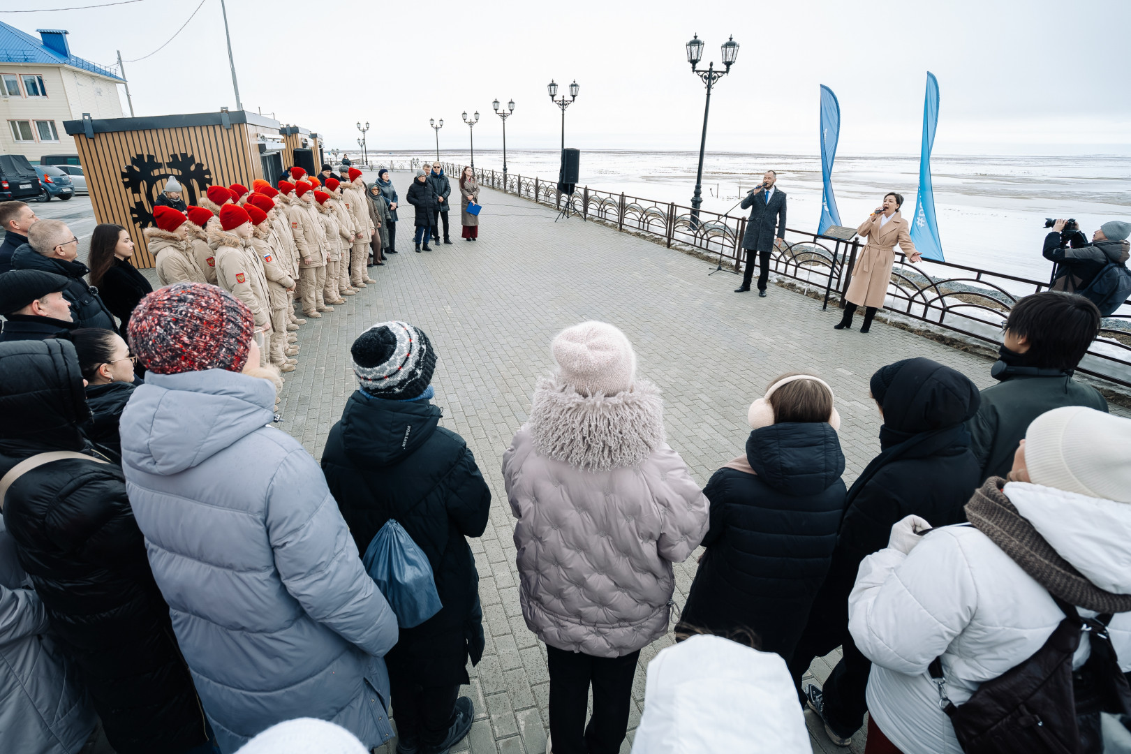 На церемонии открытия таблички РГО. Фото: Алексей Дидух