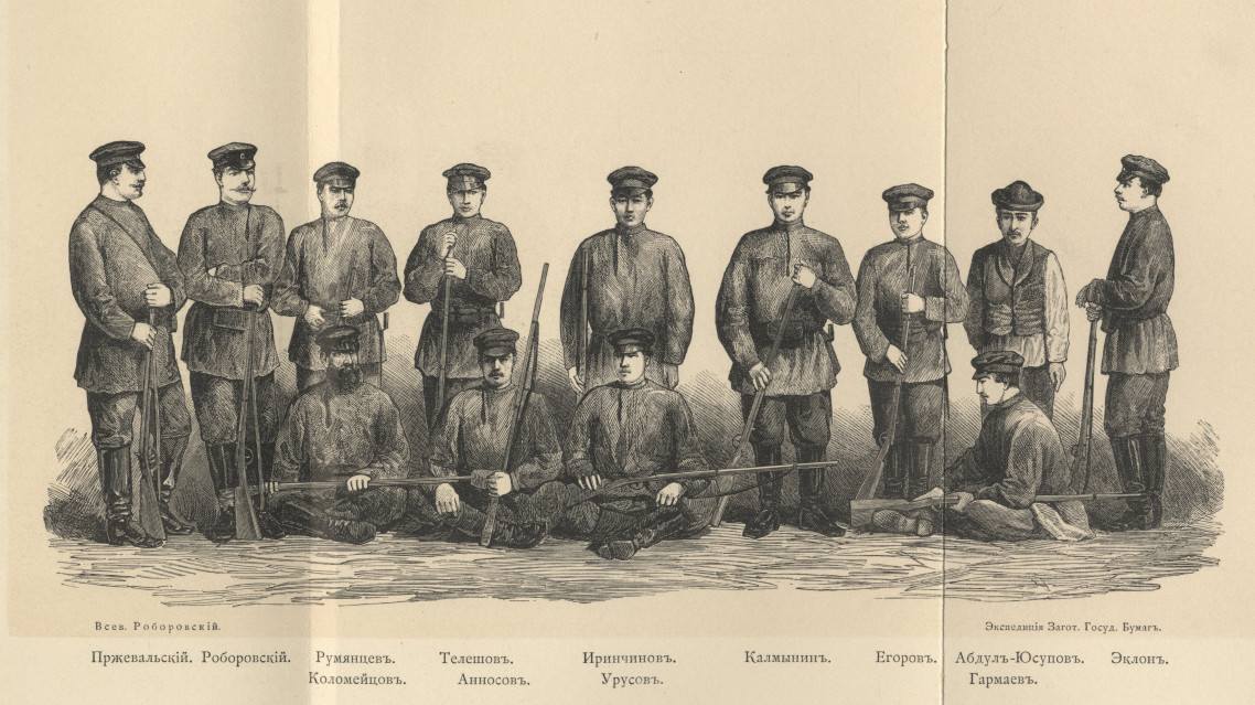 Рисунок В. И. Роборовского к труду Пржевальского «Из Зайсана через Хами в Тибет и на верховья Желтой реки». Фото: elib.rgo.ru