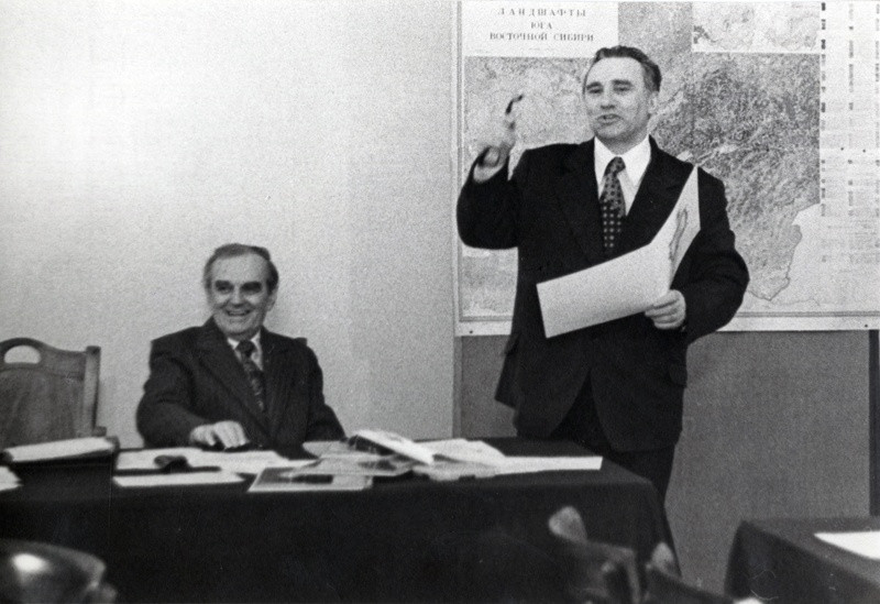 Алексей Федорович умел создать позитивную атмосферу в научном коллективе. Фото: Научный архив РГО