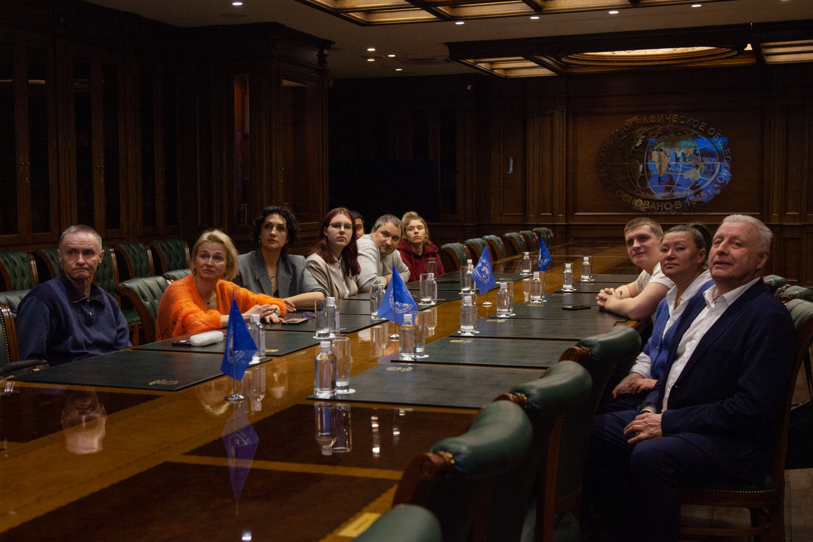 Участники семинара в Штаб-квартире Русского географического общества в Москве. Фото: пресс-служба РГО