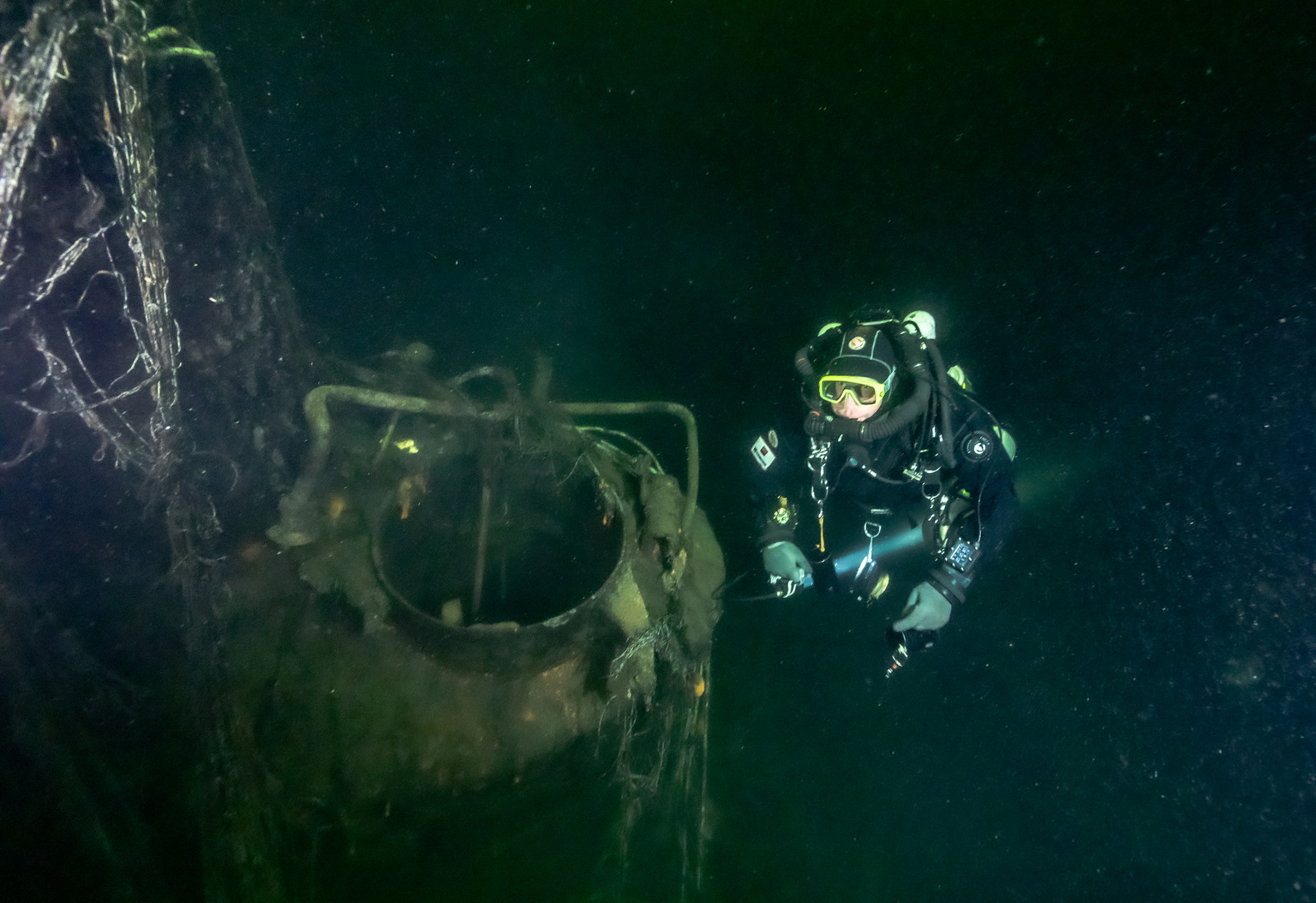 Корпус М-96 был обнаружен северной части Нарвского залива на глубине 42 метра. Фото: 