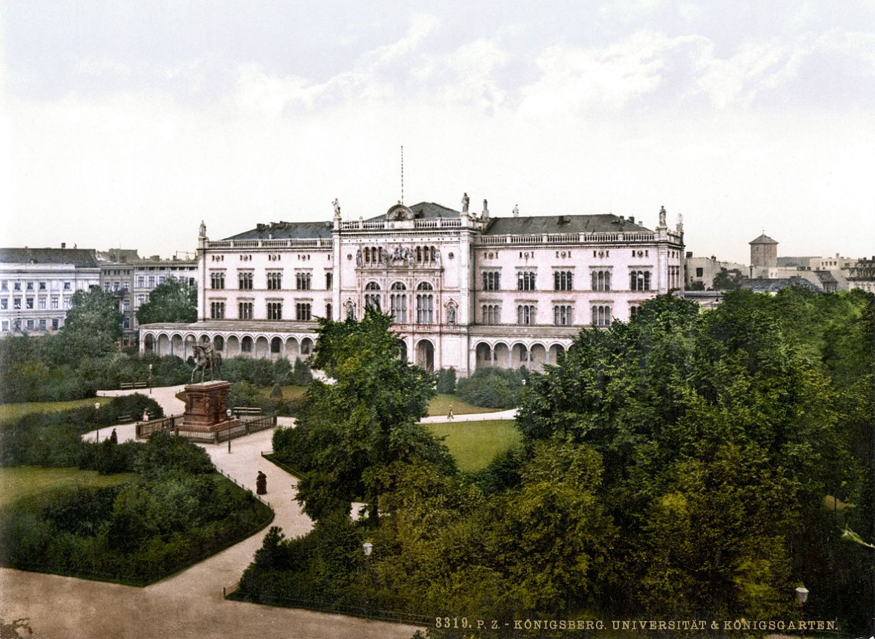 Изображение Кёнигсбергского университета на открытке XIX века. Фото: wikipedia.org