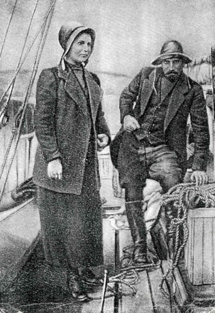 Владимир Русанов и его невеста француженка Жюльетта Жан-Сессин. Фото: https://ru.wikipedia.org