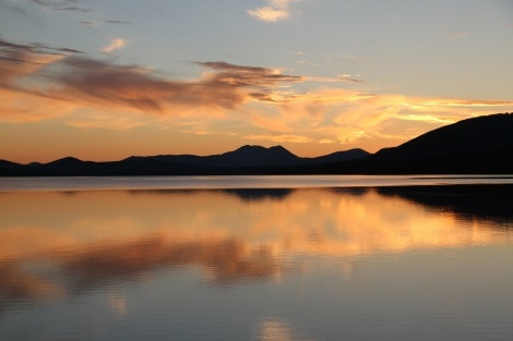 «Summer sunset” (Republic of Tuva). Photo by Gennady Nikolaev