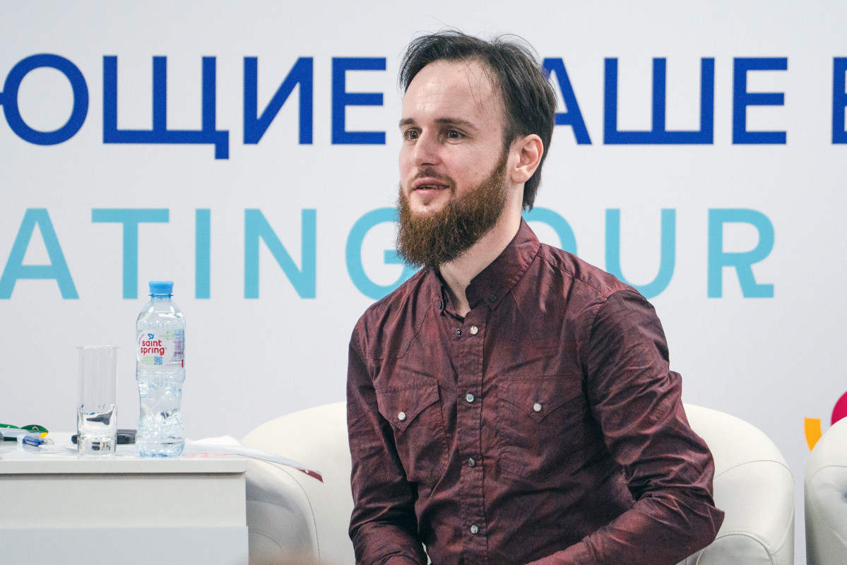 Deputy Chairman of the youth public organization “Priority” (Republic of Moldova) Igor Bondar. Photo: Vladimir Neskoromny / RGS press service