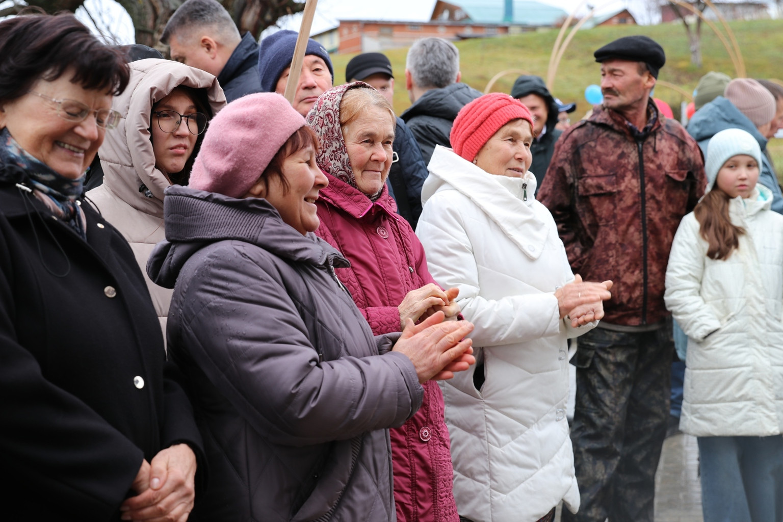 Участники открытия. Фото: Анна Федотова / пресс-служба Чебоксарского муниципального округа Чувашской Республики