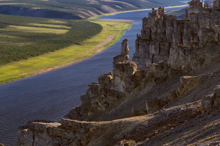 Река Оленёк. Фото: Сергей Карпухин
