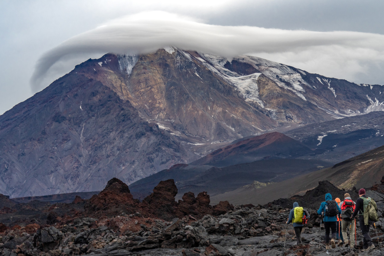 Лавовые поля по пути к вулкану Плоский Толбачик. Фото: Екатериан Павлюченко, участница конкурса РГО 