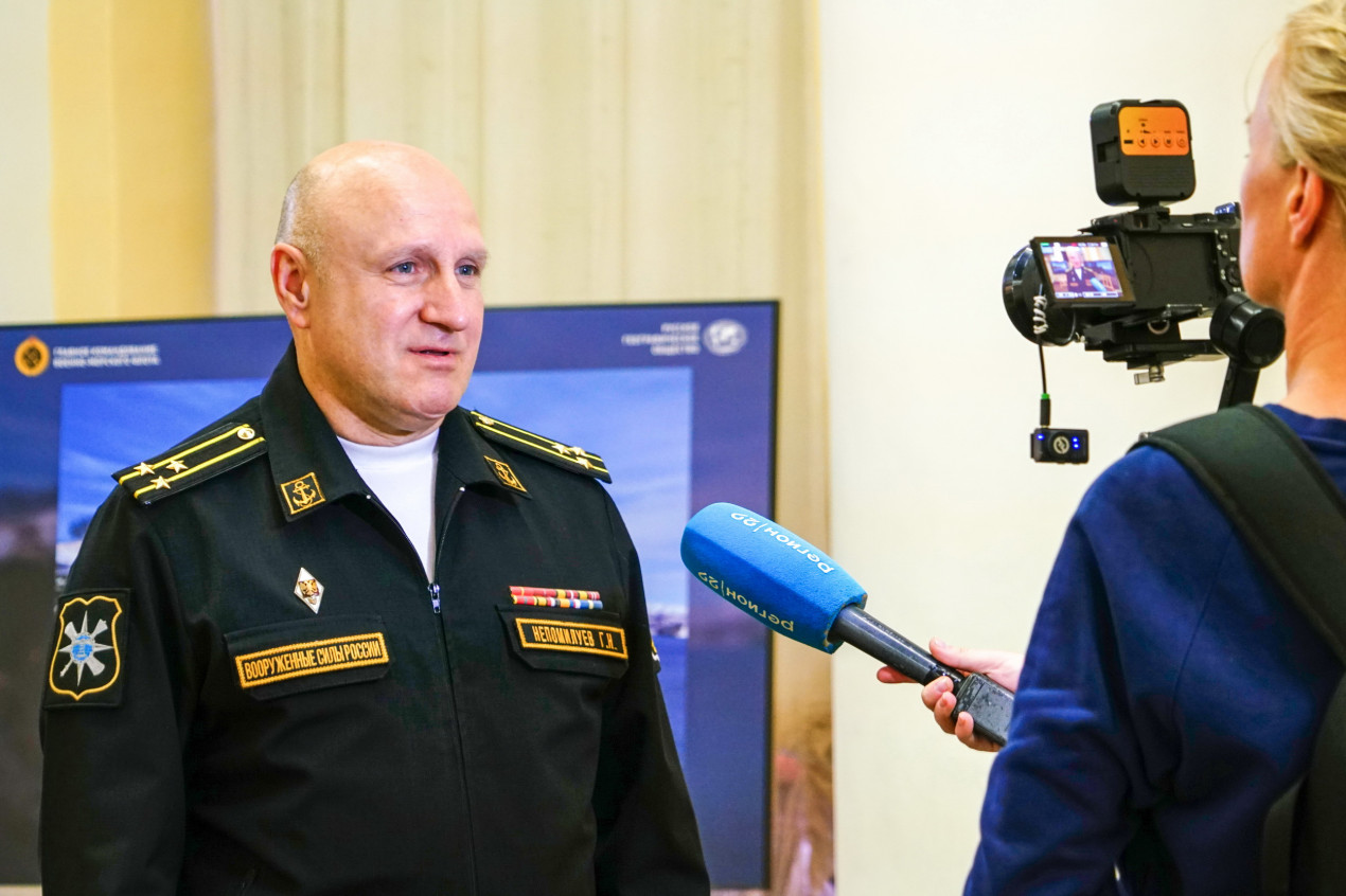 Заместитель начальника Управления навигации и океанографии Минобороны России Геннадий Непомилуев. Фото: Валентин Федоренко