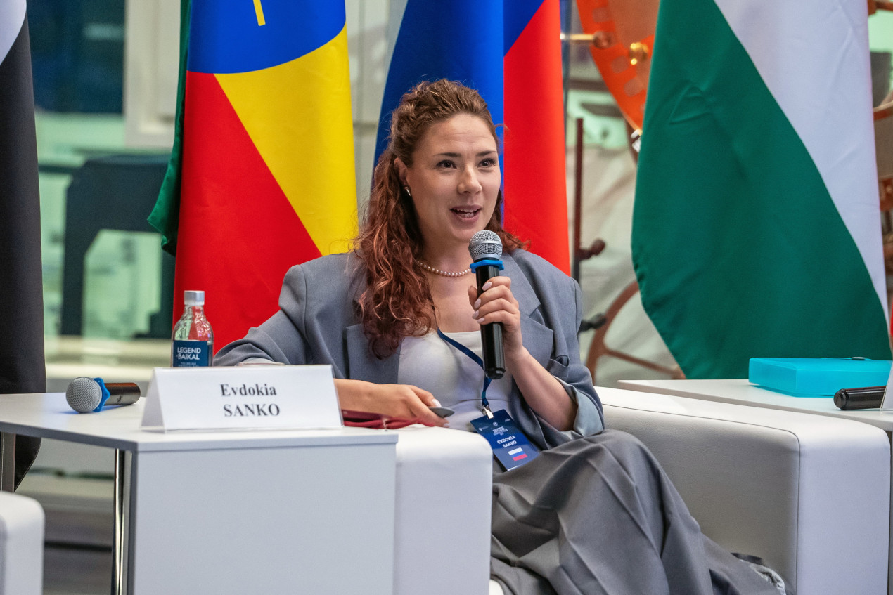 Evdokia Sanko, producer of the “Multi-Russia” and “Fiksiki” projects. Photo: Vladimir Neskoromny / press-service of the RGS