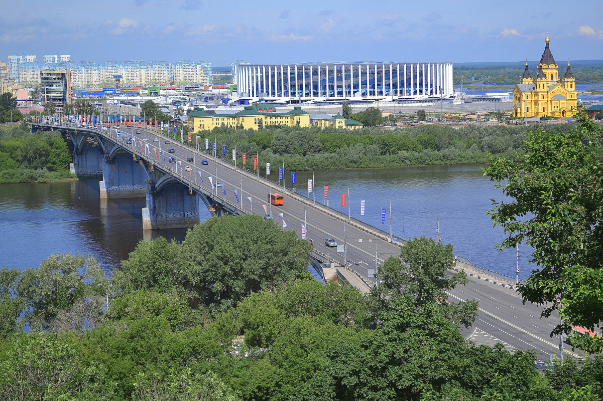 Вид на Волгу и Канавинский мост. Фото: Артем Виноградов, участник конкурса РГО «Самая красивая страна»