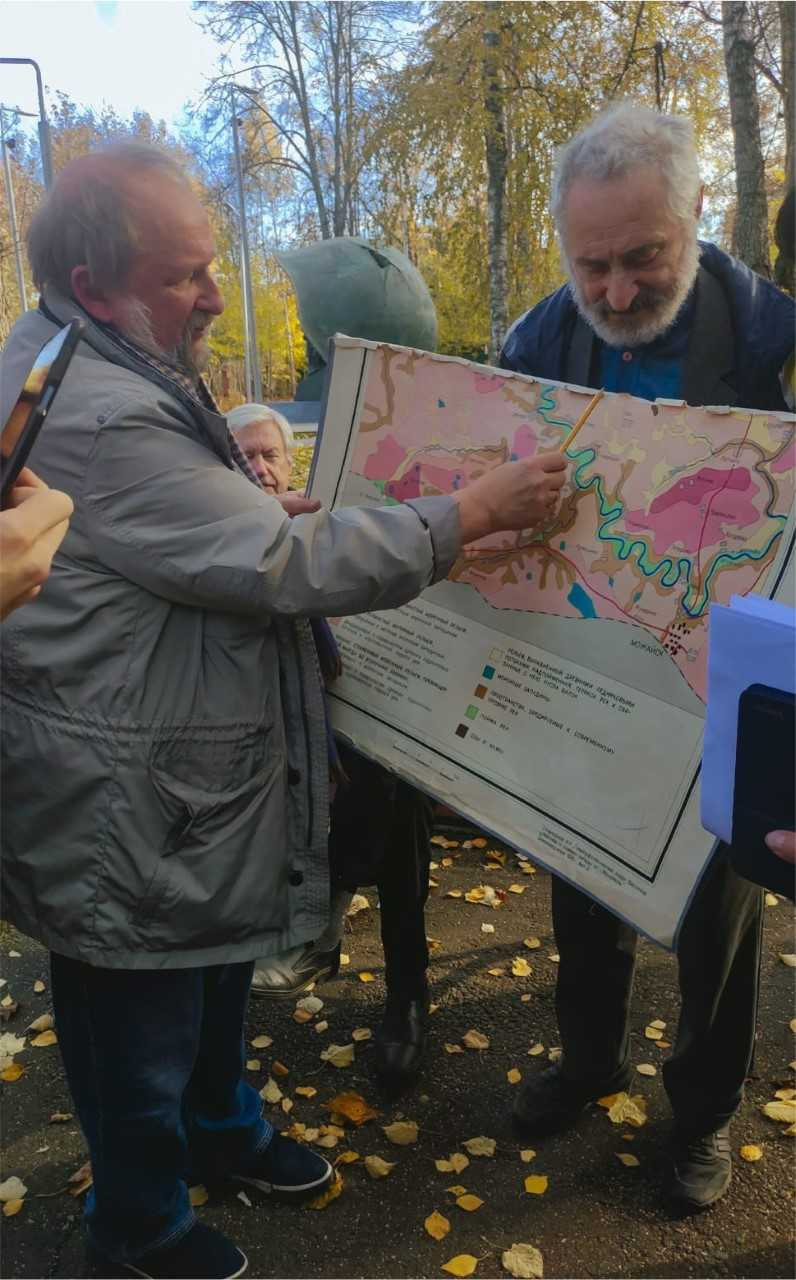 Верификация старых карт при составлении новой. Фото: кафедра геоморфологии и палеогеографии географического факультета МГУ