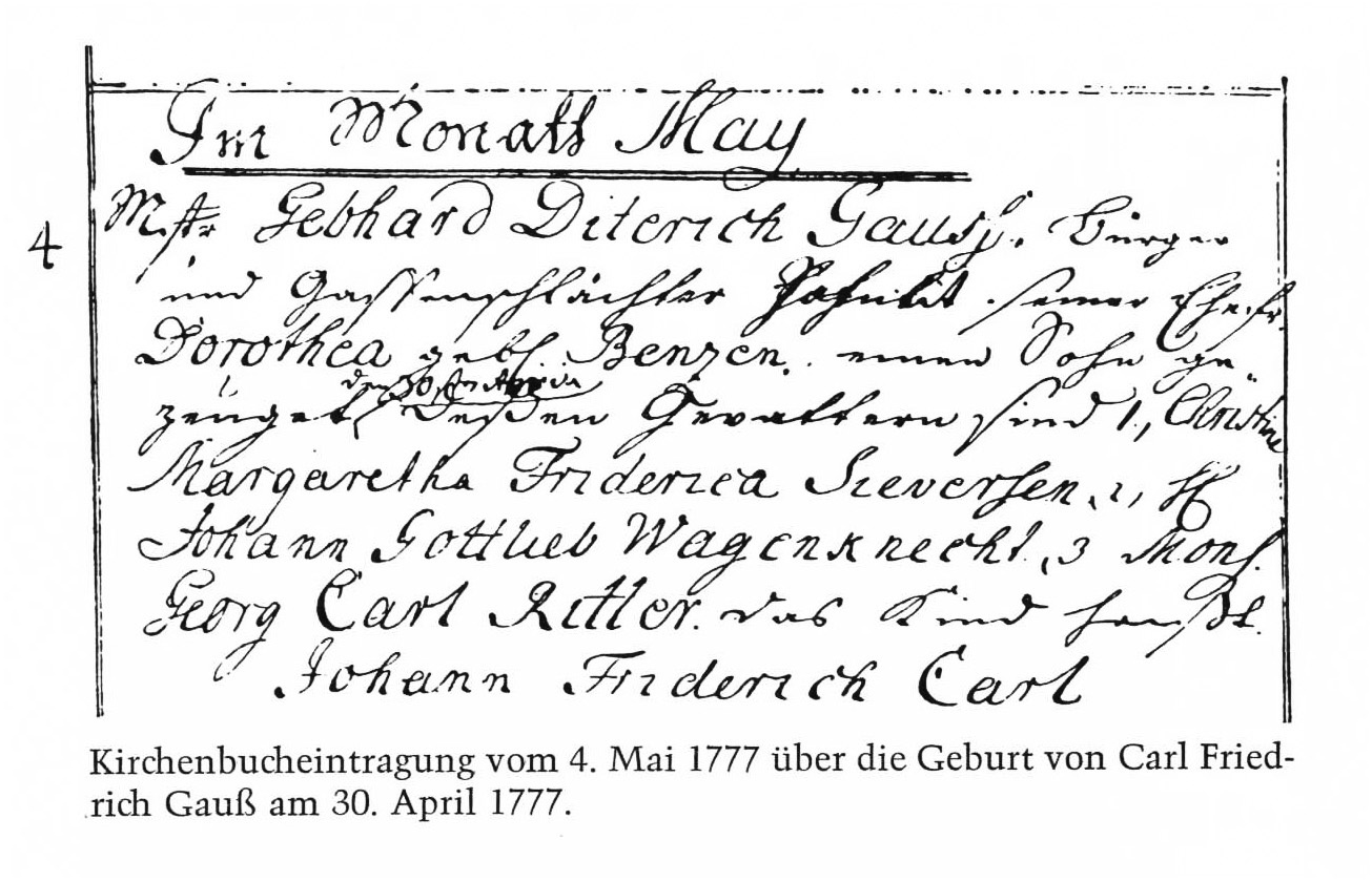 В 1796 году Гаусс начал вести научный дневник. Фото: wikipedia.org