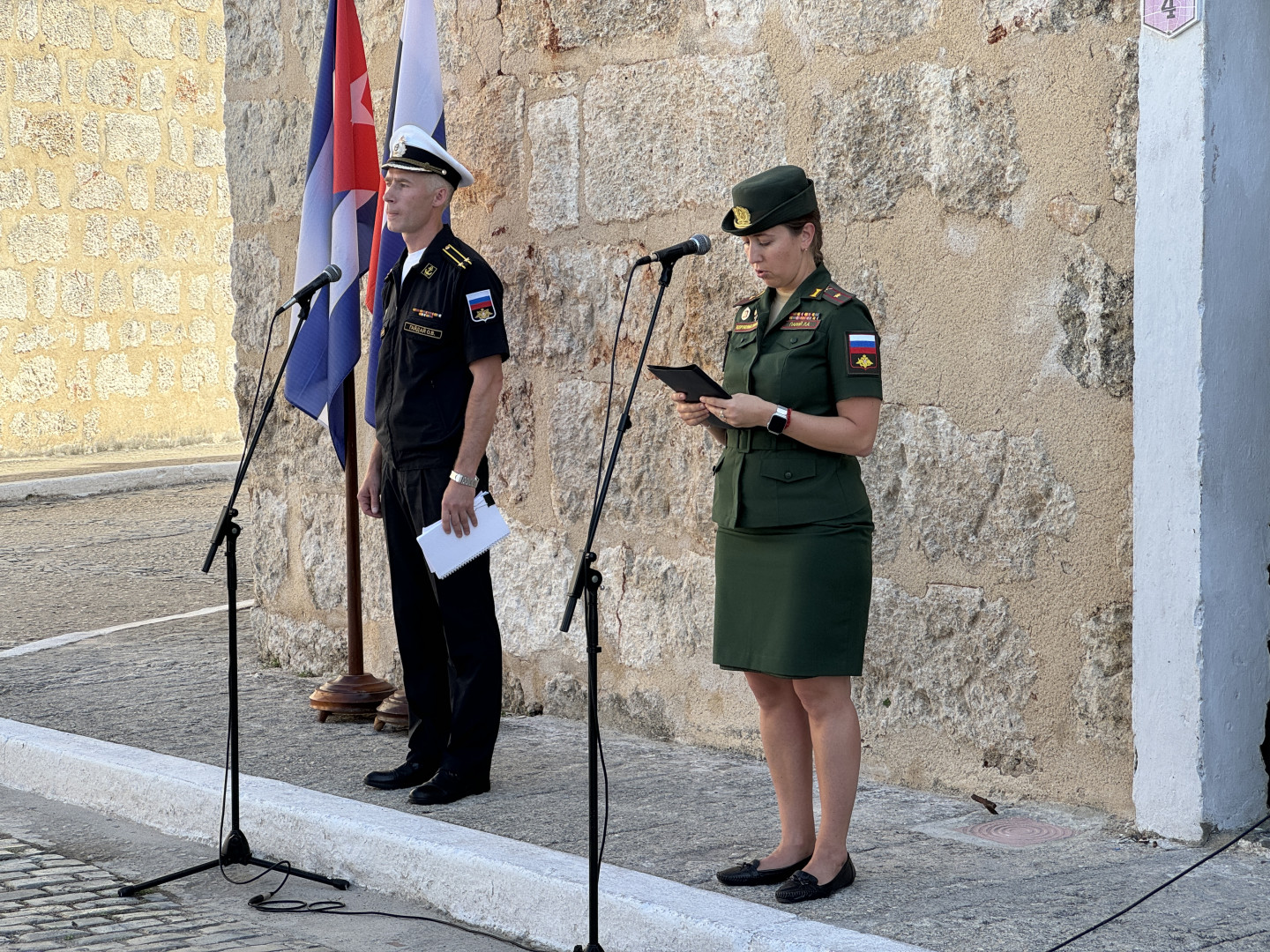The opening ceremony of the exhibition "Lighthouses of Russia" in Havana. Photo: Embassy of the Russian Federation in the Republic of Cuba