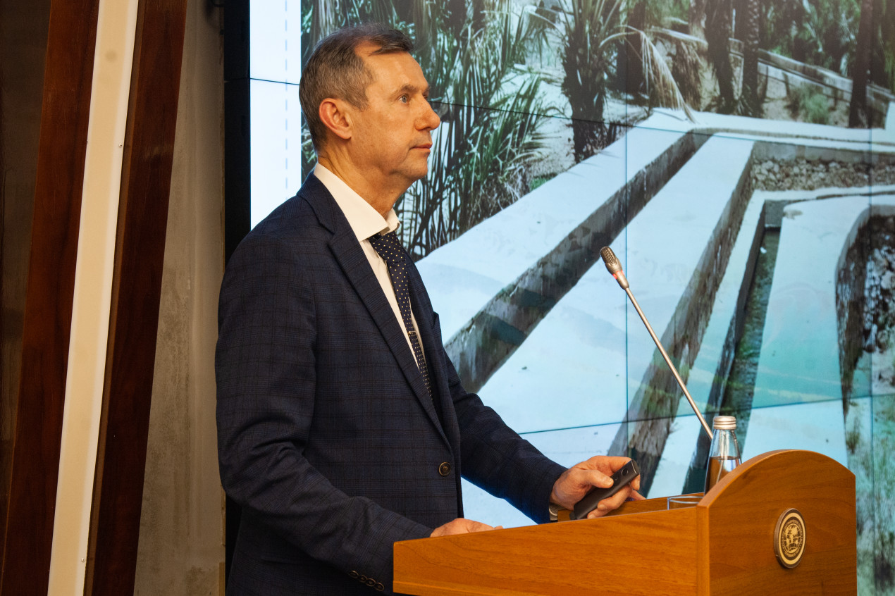 Консультант ФАО Федор Войтенков. Фото: пресс-служба РГО / Анна Юргенсон