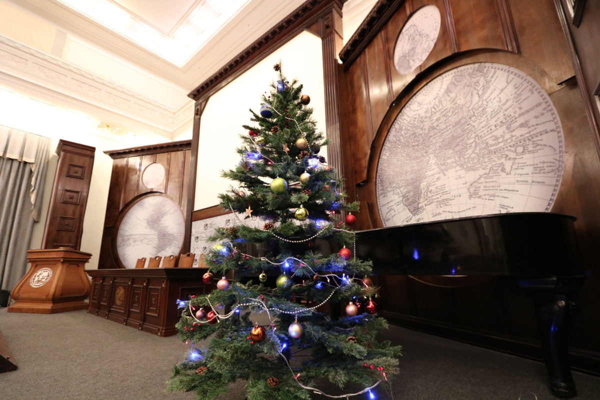 Большой зал Штаб-квартиры РГО. Фото: Татьяна Николаева