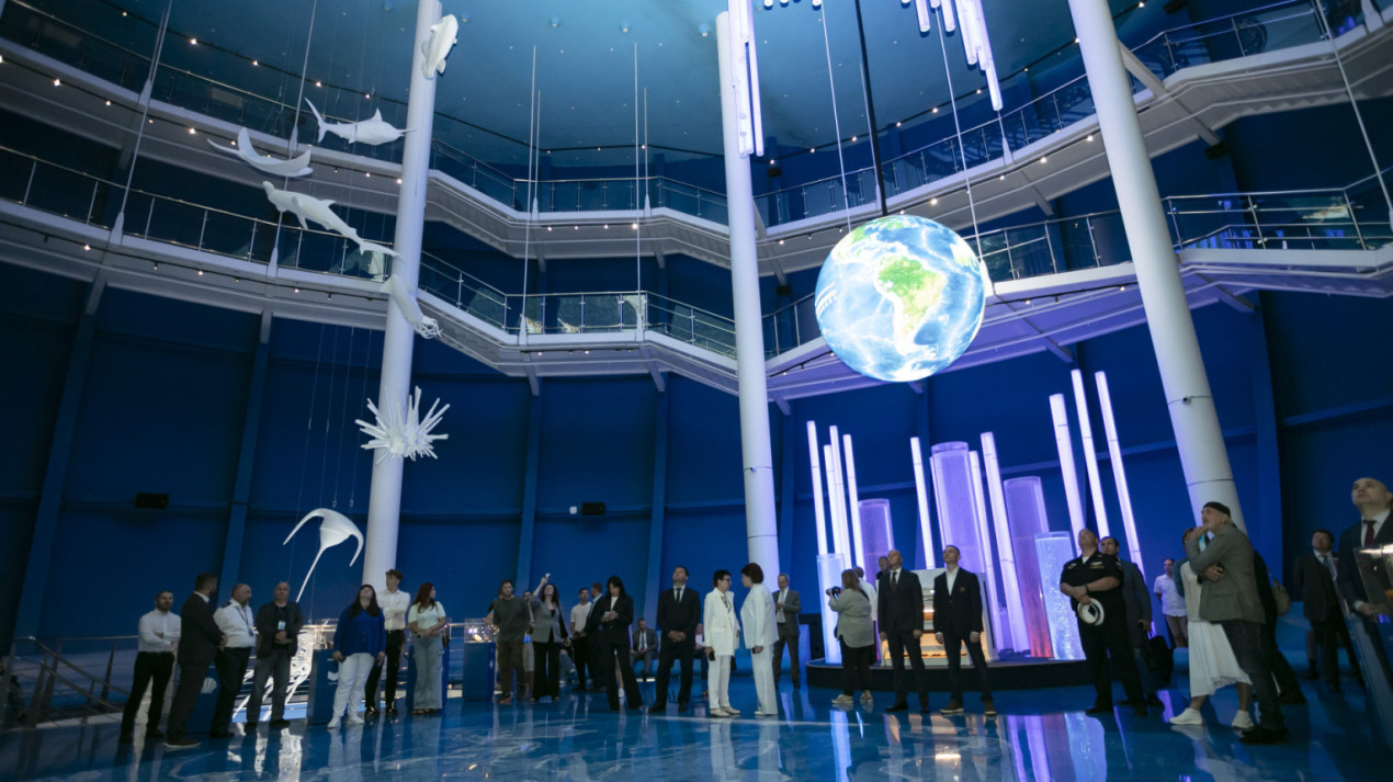 Экспозиция центра «Планета Океан». Фото: пресс-служба Музея Мирового океана