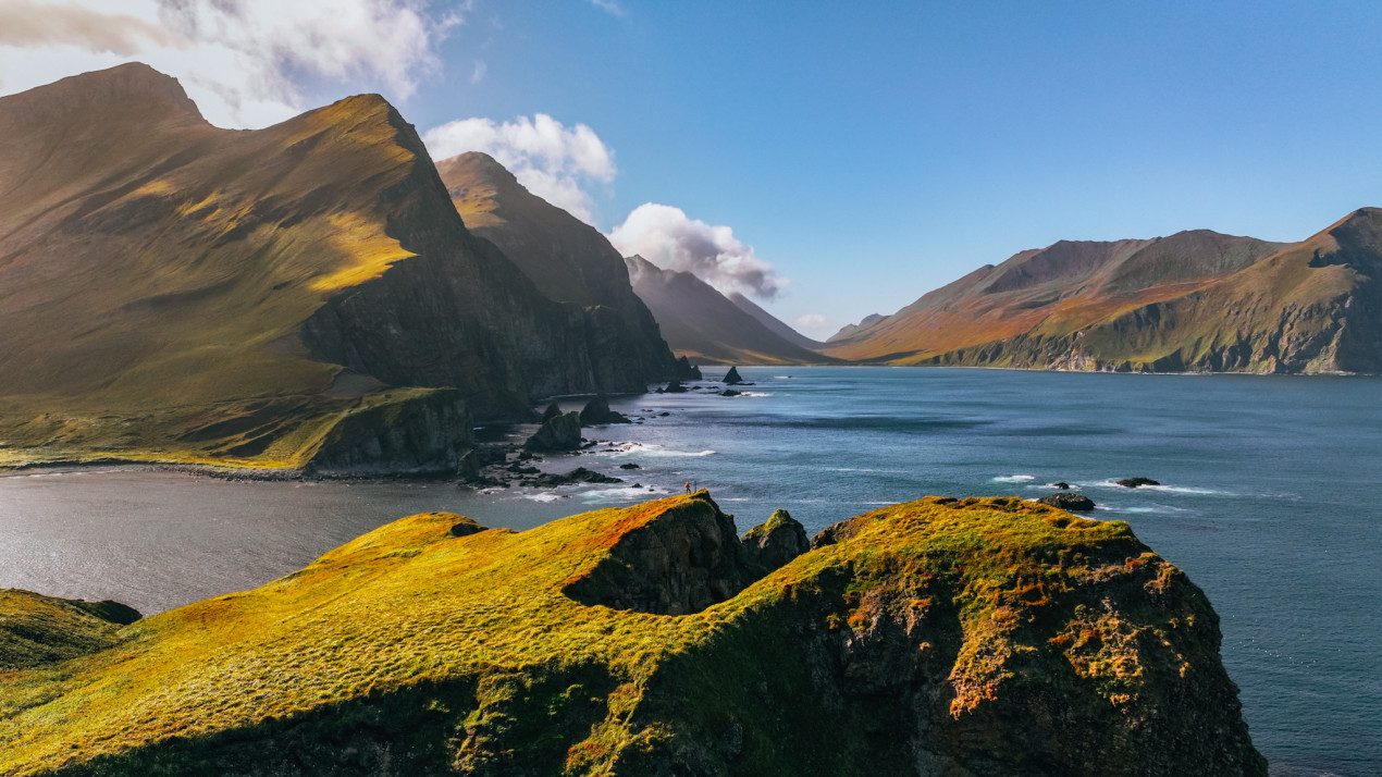 Далекие берега Командорских островов. Фото: Vasta Expeditions