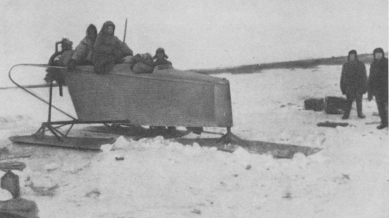 Аэросани экспедиции Ермолаева. Фото: из статьи Николая Тимонина «Первопроходец. Рассказ о Михаиле Михайловиче Ермолаеве»