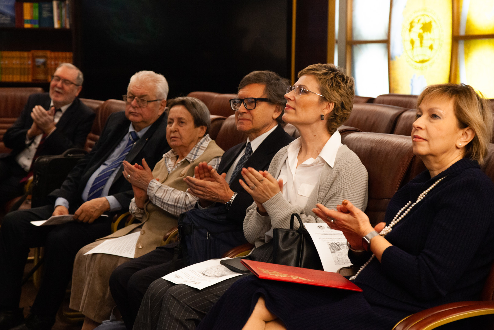 На конференции в Штаб-квартире Русского географического общества в Москве. Фото: Анна Юргенсон/пресс-служба РГО