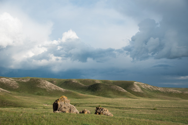 A typical relief of the Volgograd Region, the gully Bolshoy Kamenny sinkhole. Photo: Dmitry Sokhin, participant of the RGS's "The Most Beautiful Country"