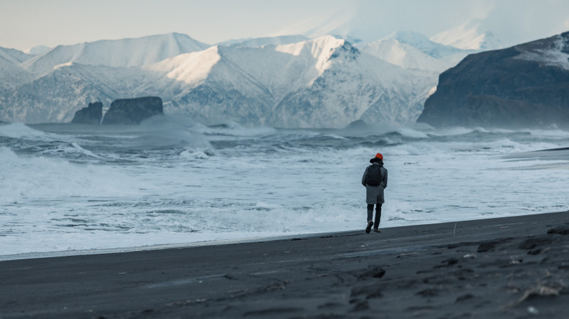 На Халактырском пляже. Фото: Владимир Фефелов, участник конкурса РГО "Самая красивая страна"
