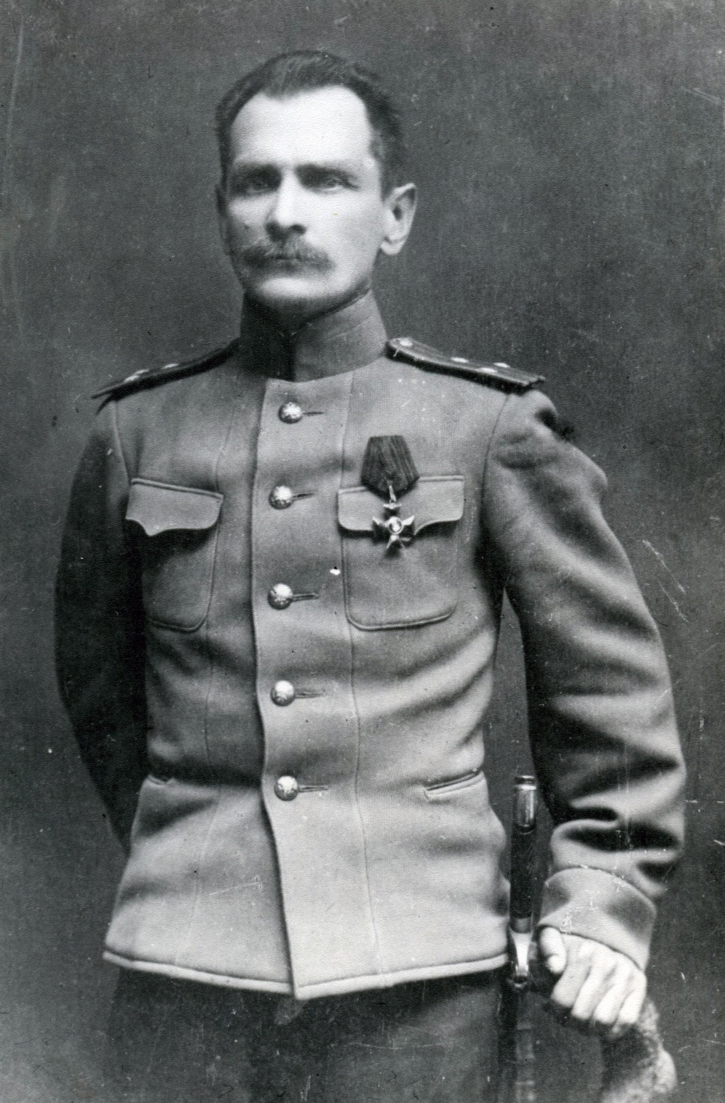 Подполковник Арсеньев со знаком ордена Святого Владимира 4-й степени. Фотография 1917 г. Фото: ru.wikipedia.org