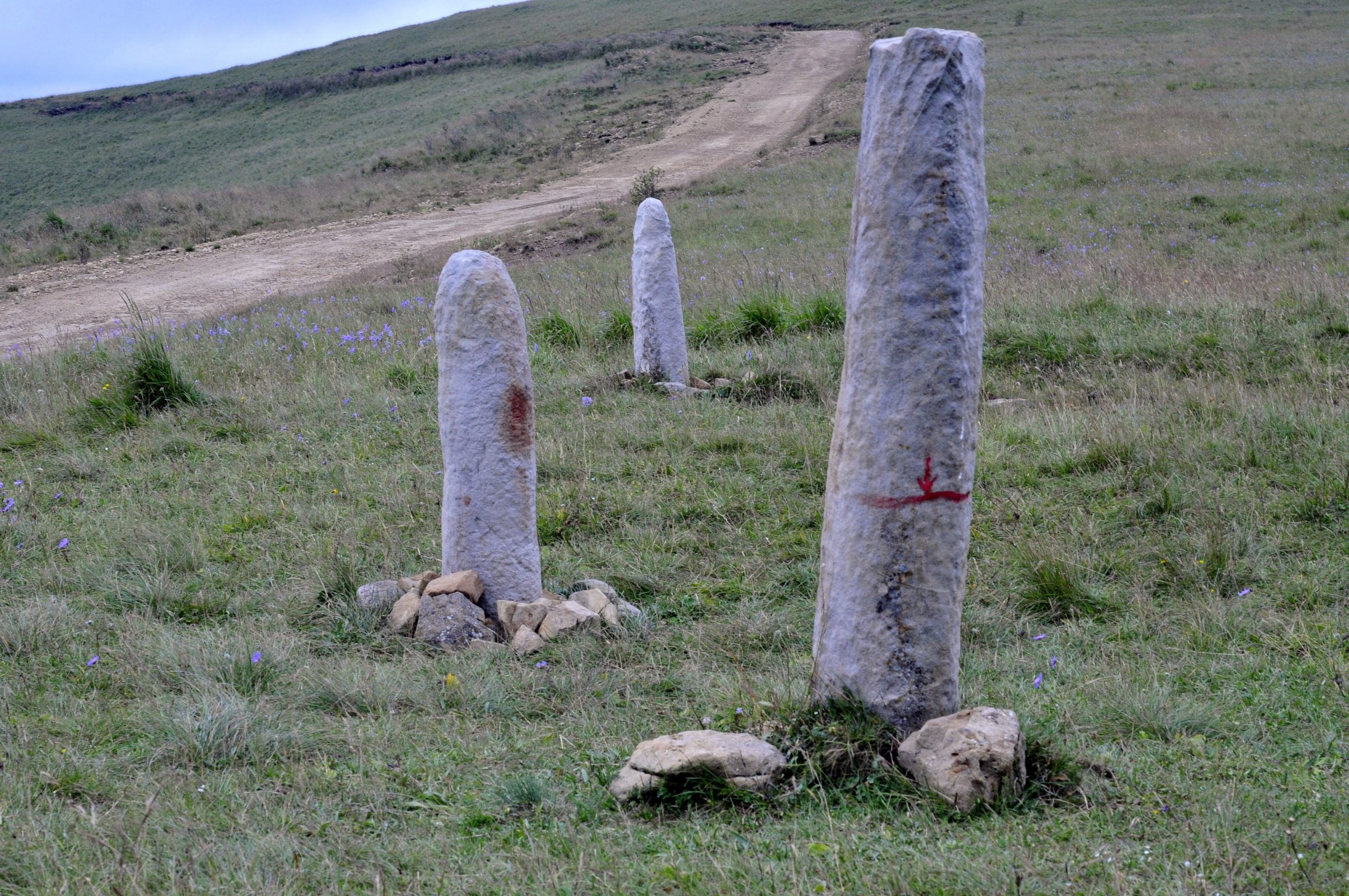 Менгиры на плато Харбаз-Сырт. Фото: Владимир Горбатовский