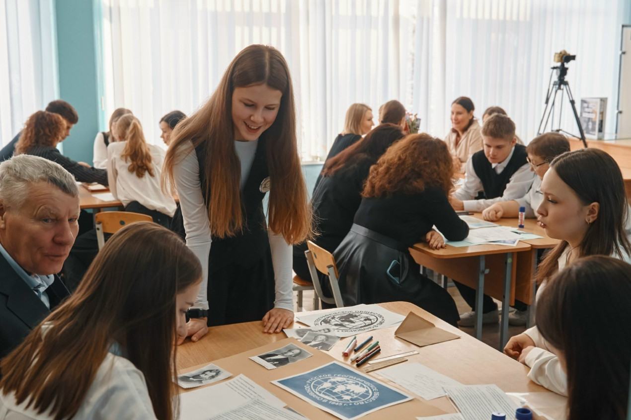 Участники конкурса «Классная география» из города Пензы. Фото: Артем Аванесов