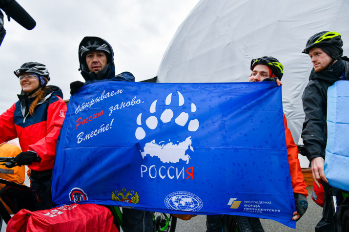 На финише маршрута. Фото предоставлено участниками экспедиции