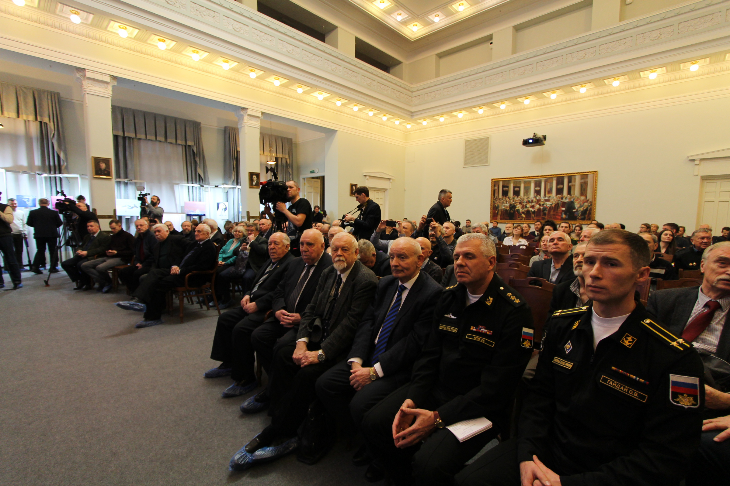 Почетные гости торжественного заседания Полярной комиссия 28 января 2020 года. Фото: Татьяна Николаева