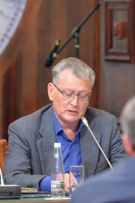 Professor of the Institute of Ecology and Environmental Management of Kazan Federal University Oleg Ermolaev. Photo by the press service of the Society.