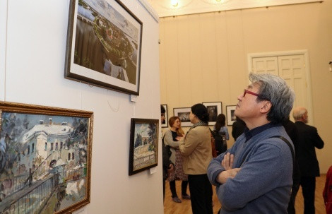 The exhibition «The Baltic coast. Vyborg» opening. Photo by Tatyana Nikolaeva