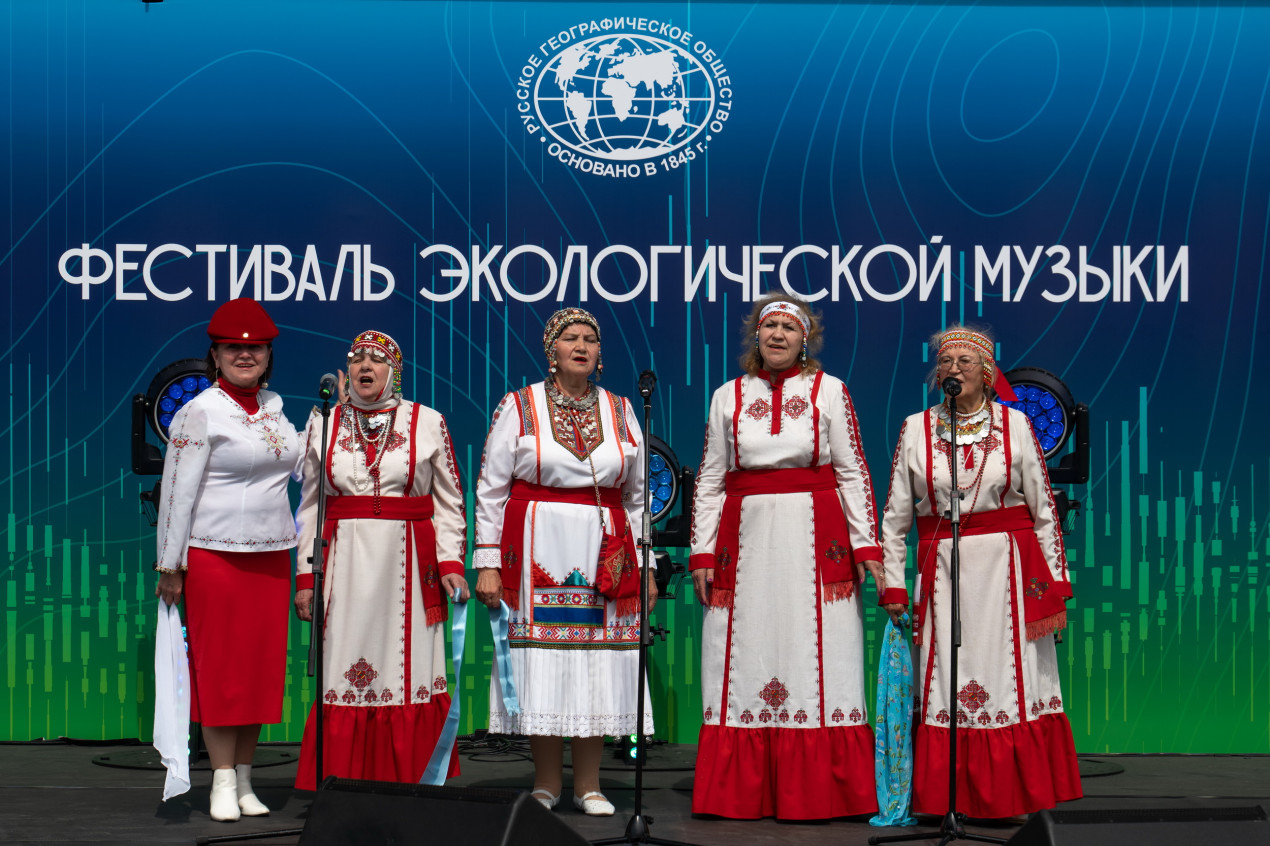 На Фестивале Русского географического общества 2025 года. Фото: Владимир Нескоромный / пресс-служба РГО