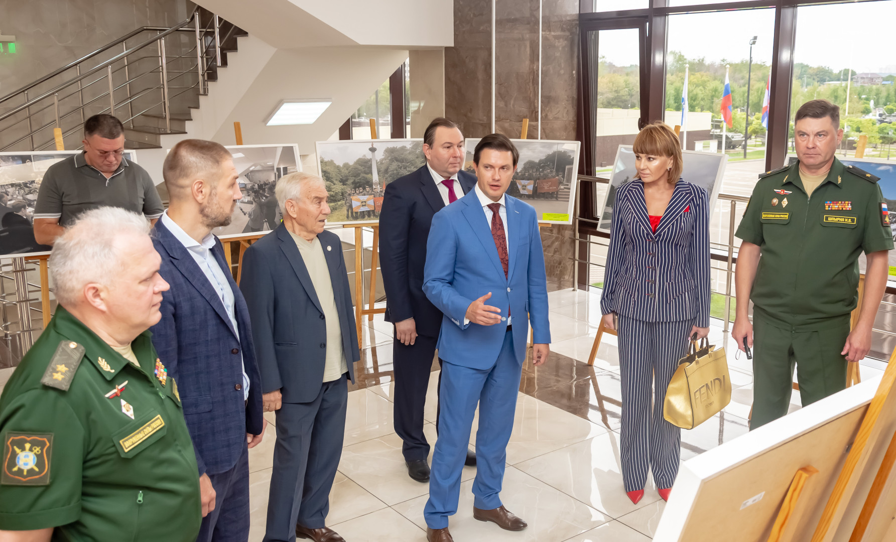 Участники церемонии открытия Штаб-квартиры. Фото: Краснодарское региональное отделение РГО