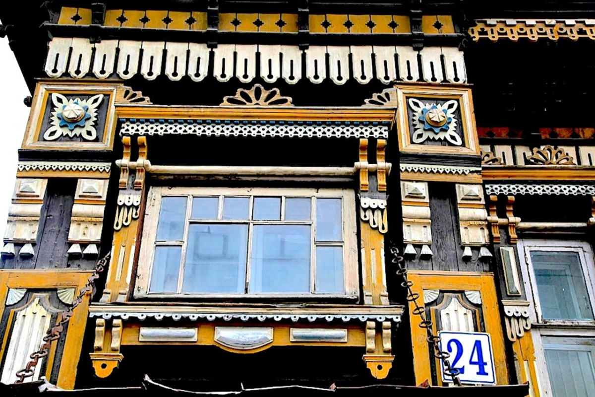 Екатеринбург. Дом дворянки Е. Селивановой, 1896 г. Фрагмент фасада. Фото: А. Лыскин